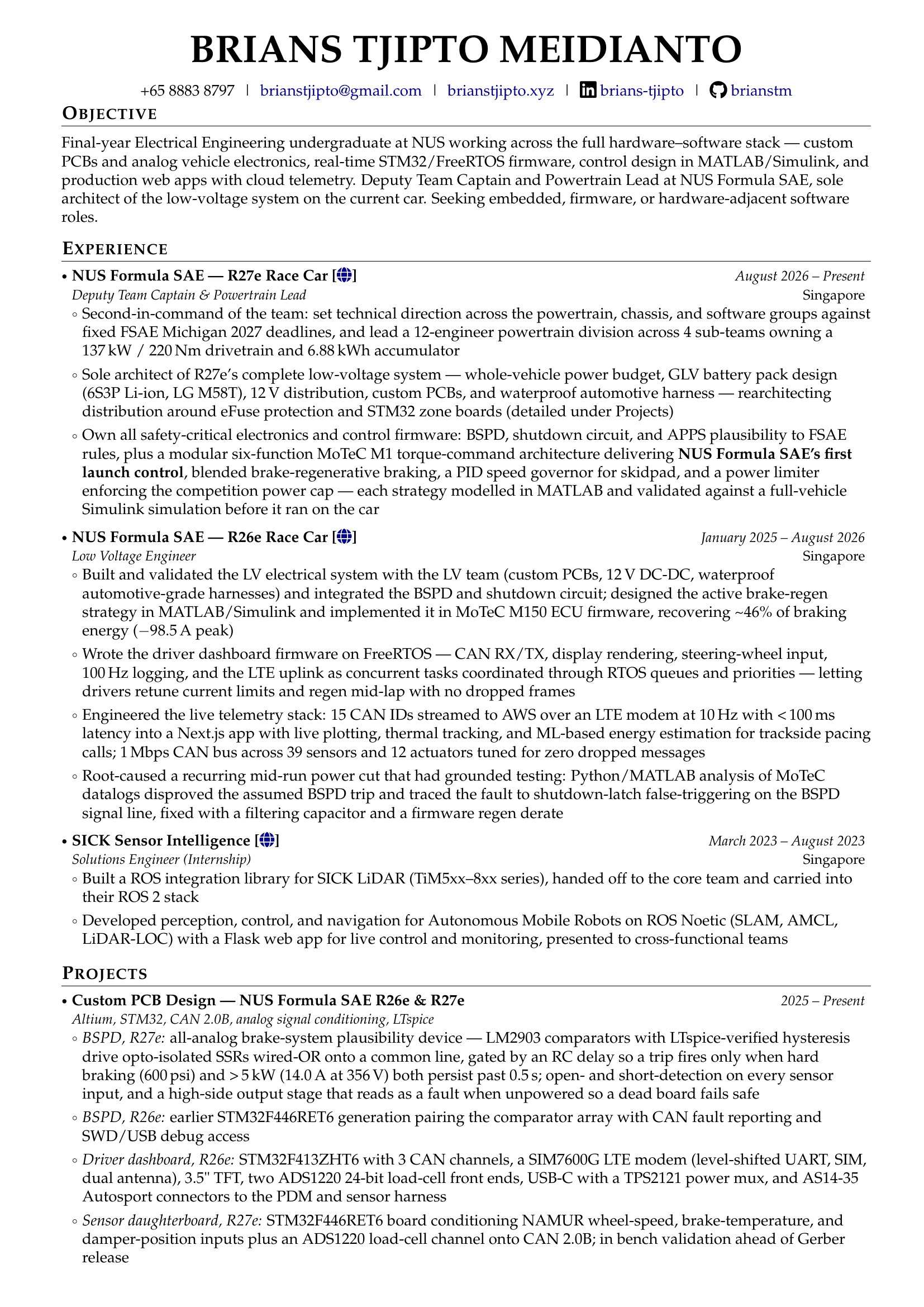Resume page 1