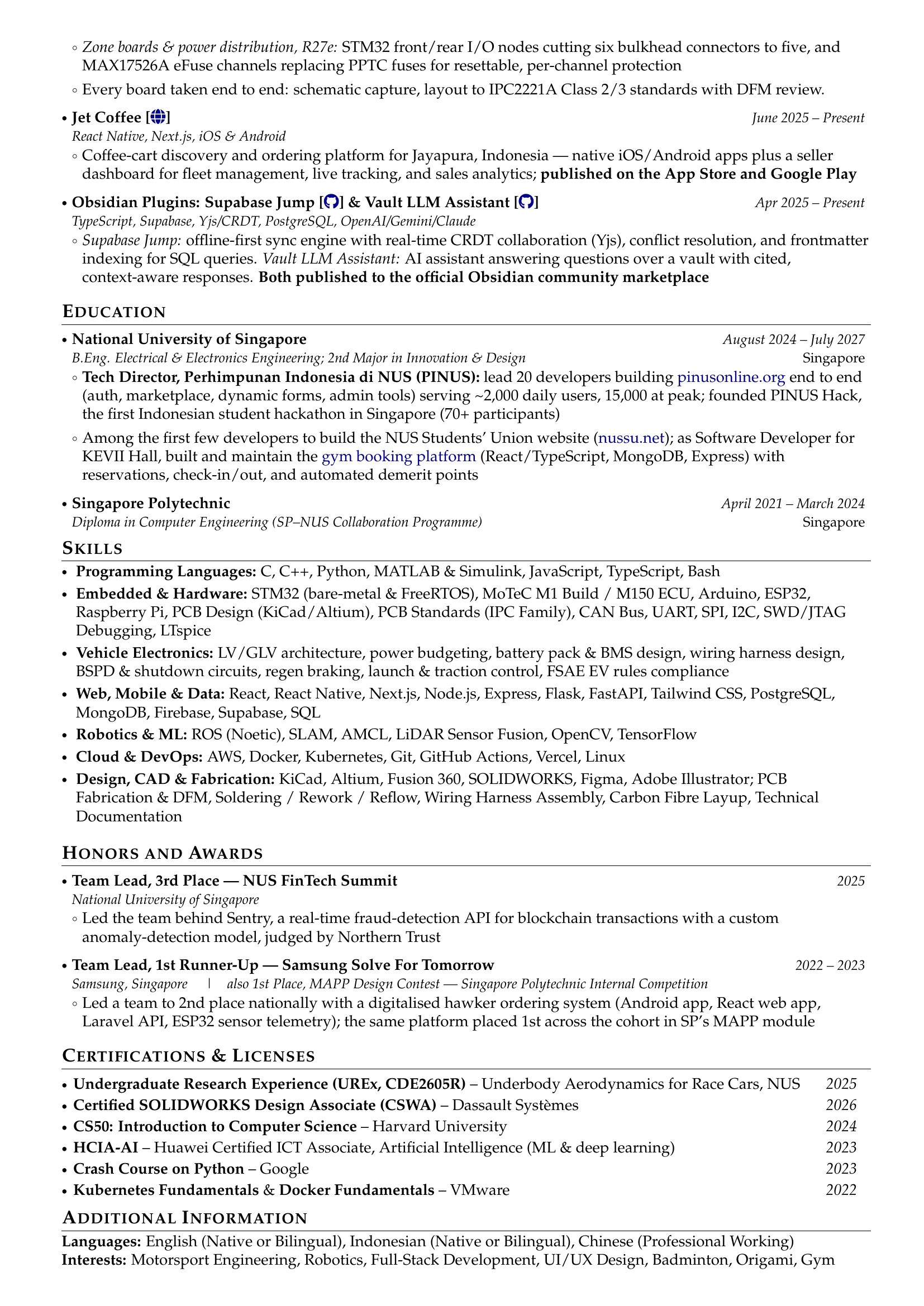 Resume page 2